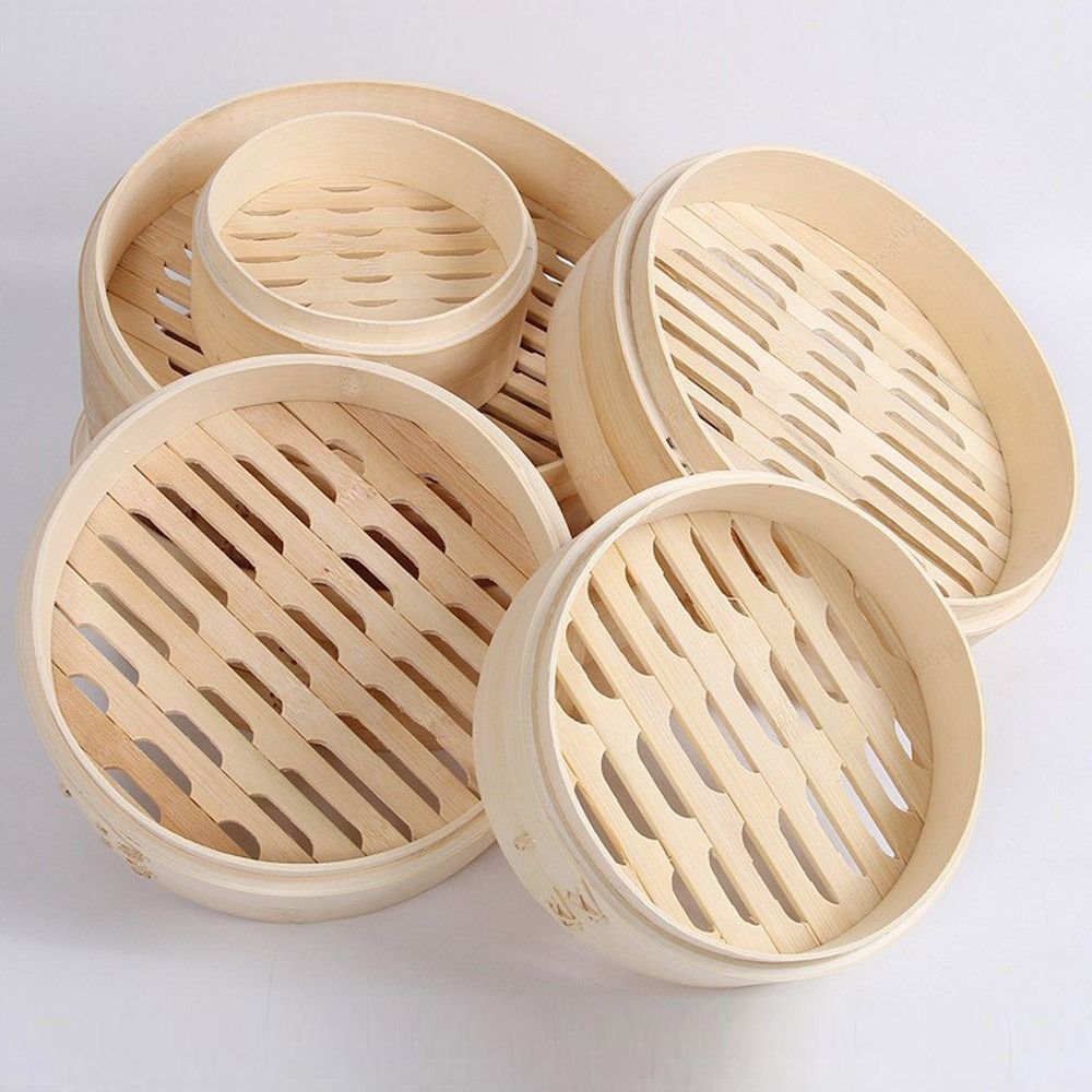 Bao Steamer Bamboo - Panier à vapeur en bambou avec
