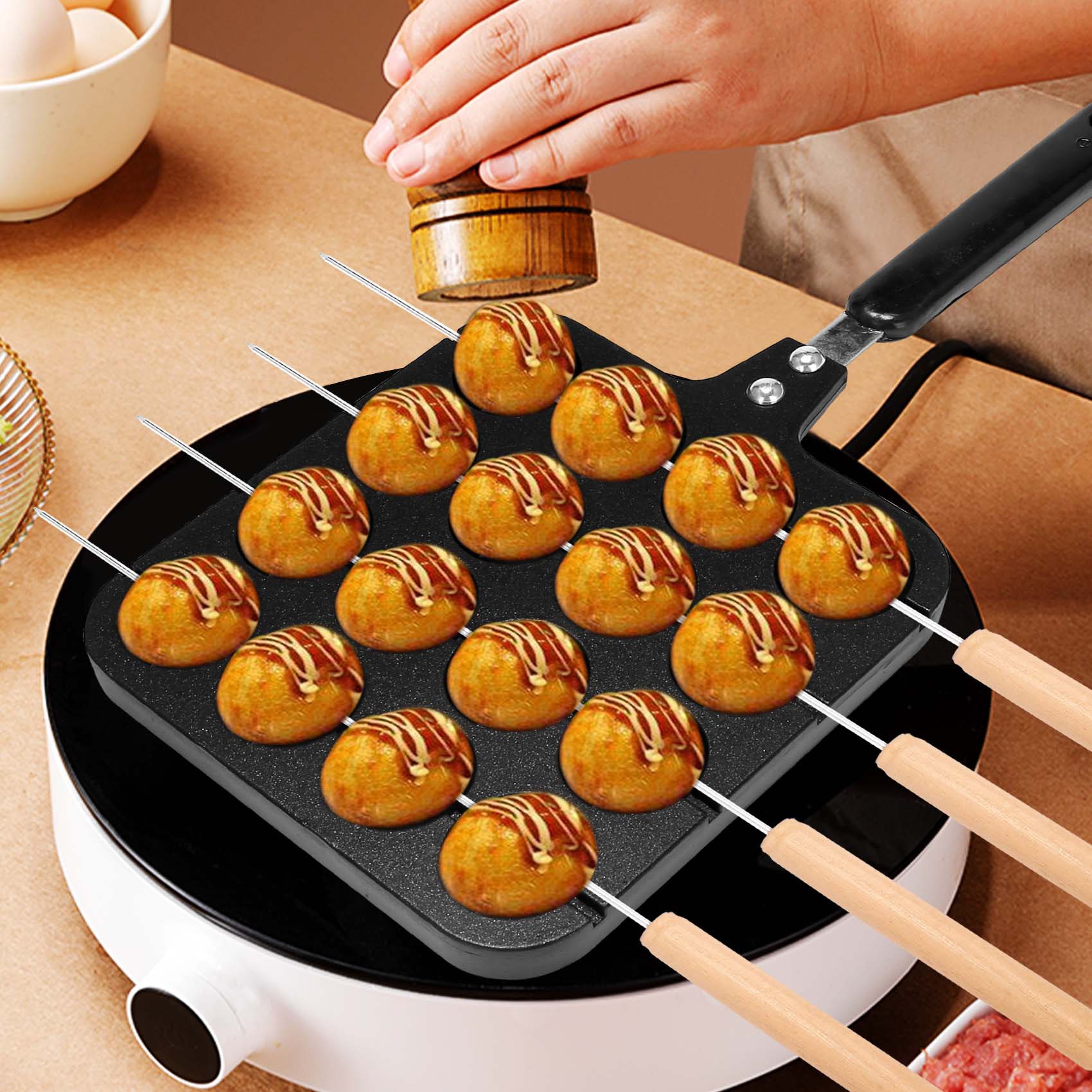 Moule à takoyaki en aluminium  - Takoyaki Grill Plate avis et prix