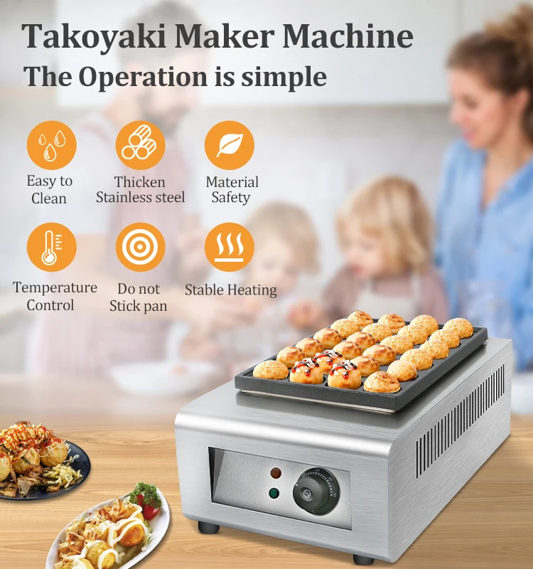 Machine à Takoyaki Électrique  - Takoyaki Grill Plate avis et prix