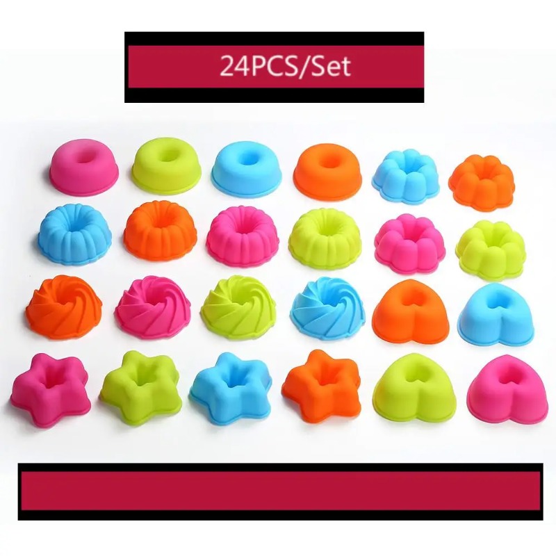 24 moules à muffins en silicon - Donut Mold Silicone avis et prix
