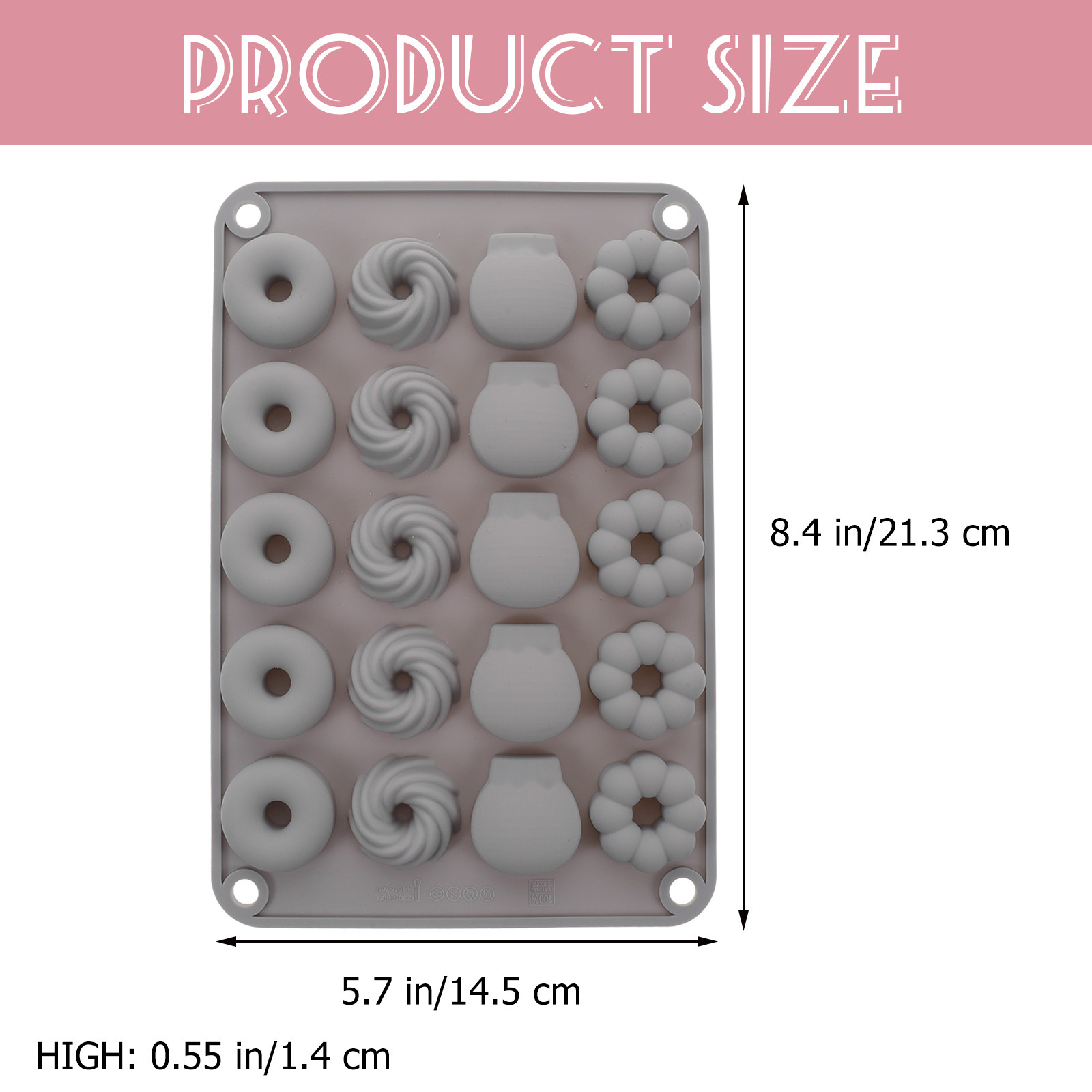Mini moule à donuts en silicon - Donut Mold Silicone avis et prix