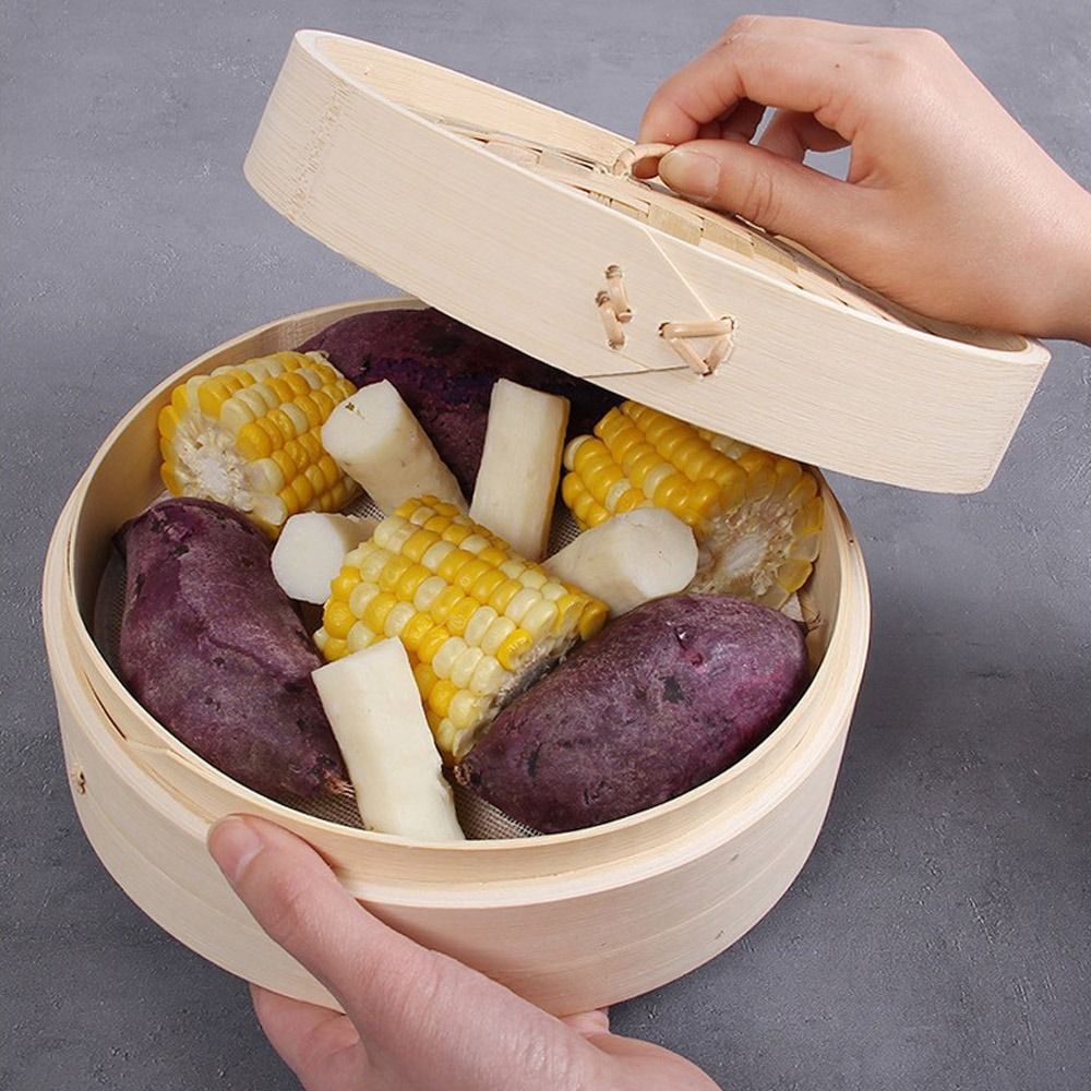 Panier à vapeur en bambou avec - Bao Steamer Bamboo avis et prix